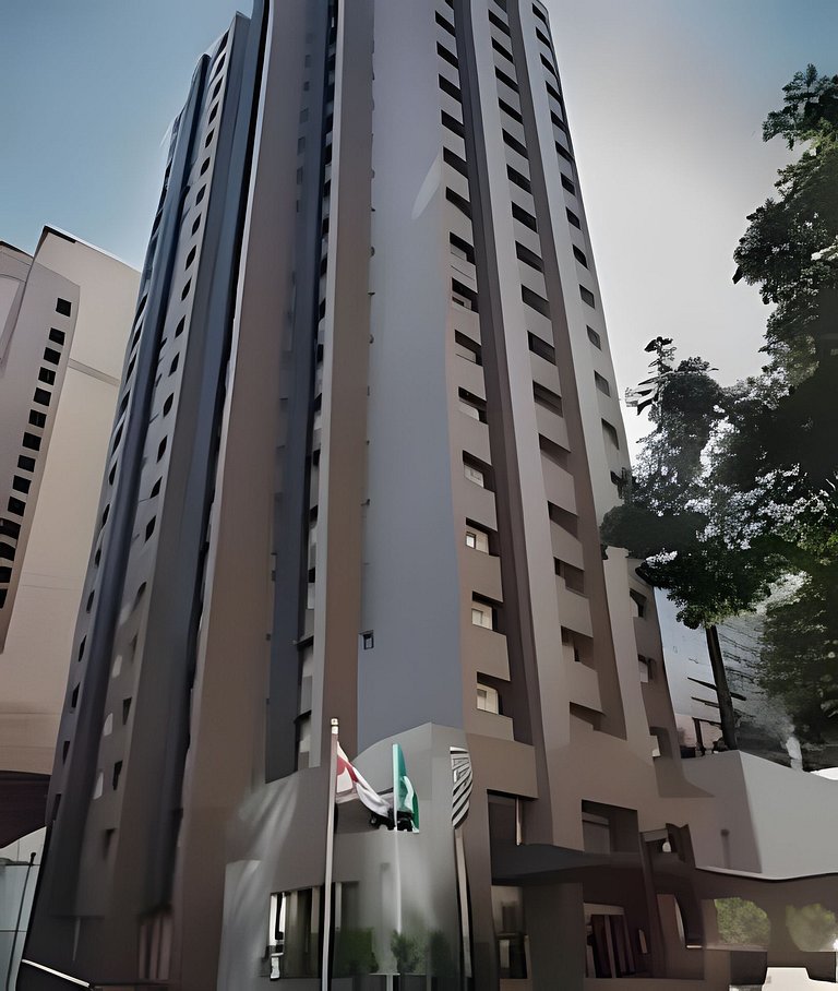 Get a Flat 411 | Near Paulista • Renovated w/ sofa bed + 24h