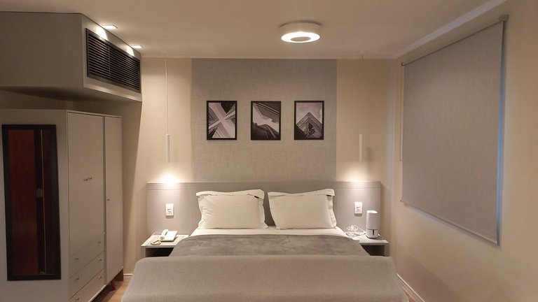 Get a Flat 411 | Near Paulista • Renovated w/ sofa bed + 24h