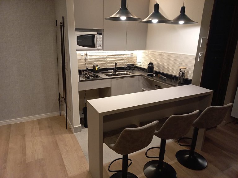 Get a Flat 411 | Near Paulista • Renovated w/ sofa bed + 24h