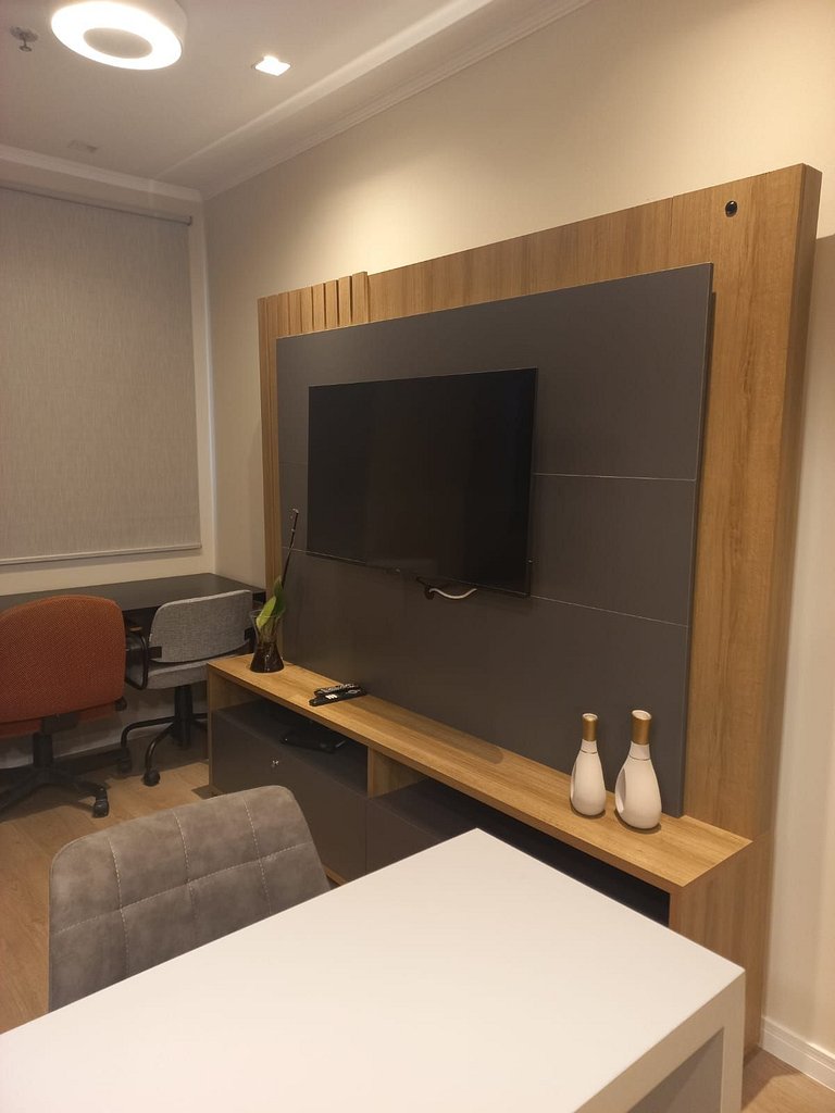 Get a Flat 411 | Near Paulista • Renovated w/ sofa bed + 24h