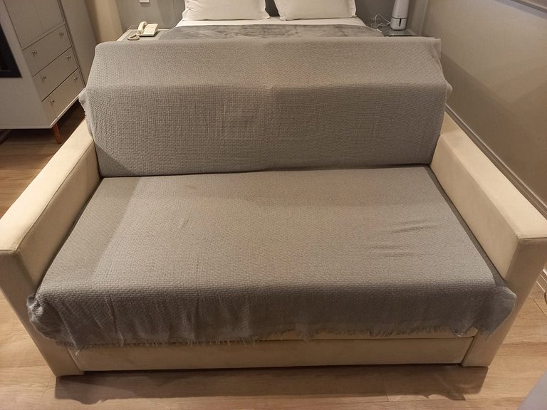 Get a Flat 411 | Near Paulista • Renovated w/ sofa bed + 24h