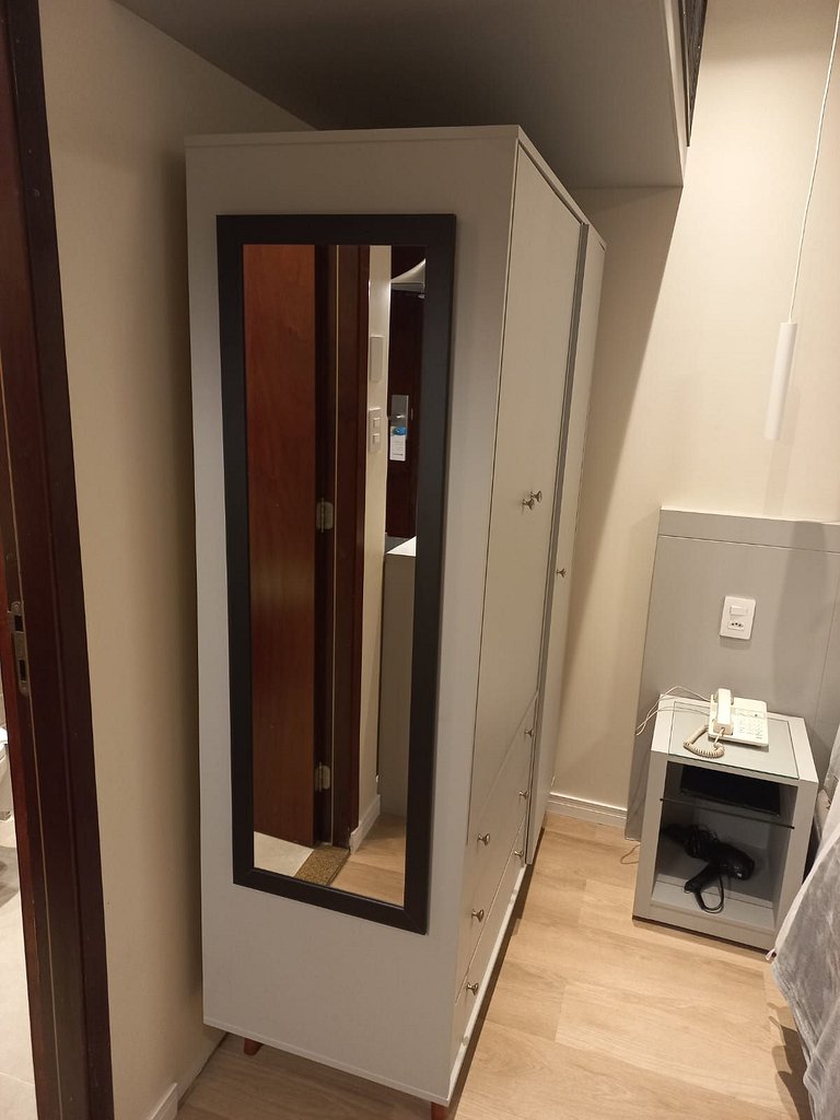 Get a Flat 411 | Near Paulista • Renovated w/ sofa bed + 24h