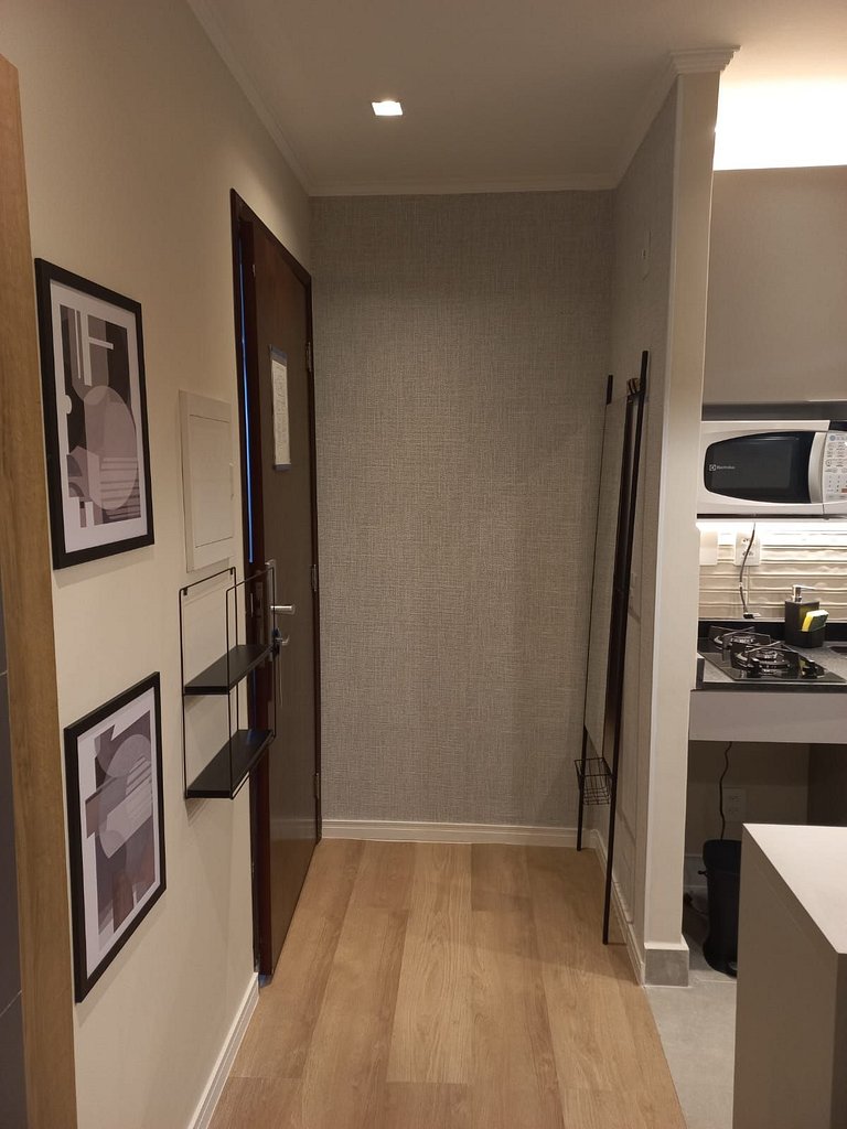 Get a Flat 411 | Near Paulista • Renovated w/ sofa bed + 24h