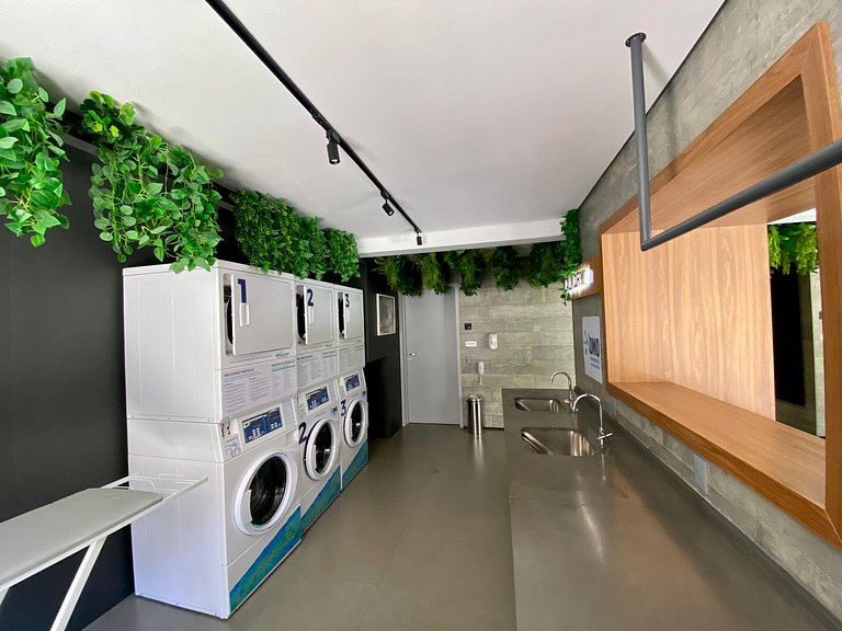 Get a Flat 411 | Near Paulista • Renovated w/ sofa bed + 24h