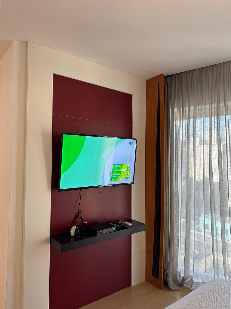 Get a Flat 701–Suíte com Terraço e Parede de Vidro | Ibirapu